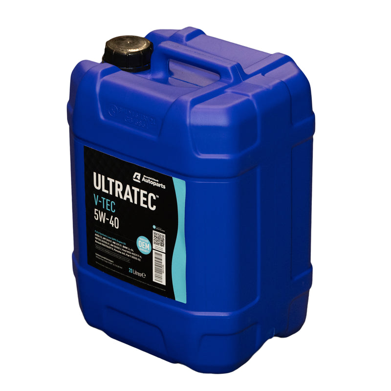 Ultratec V-TEC F1 5W40 - 20 Litre Engine Oil