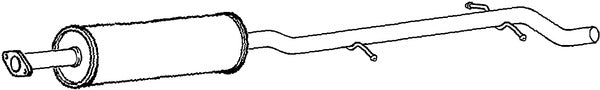 Klarius VO410C - Box With Centre Pipe  - Fits Volvo V70 2.4