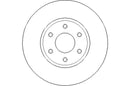 Disctech Brake Disc - Fits Nissan - ABD3031 - Front Axle