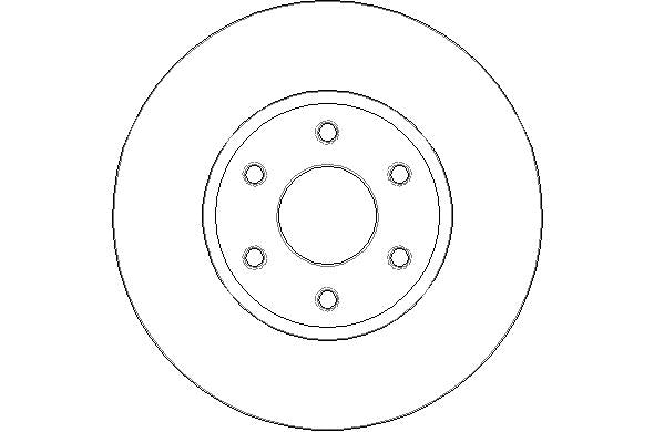 Disctech Brake Disc - Fits Nissan - ABD3031 - Front Axle