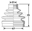 Borg & Beck Cv Joint Boot Kit Part No -BCB6291