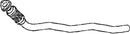 Klarius AU457M - Centre Pipe  - Fits Audi A4 2.0 TDi