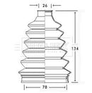 Borg & Beck Cv Joint Boot Kit Part No -BCB2337