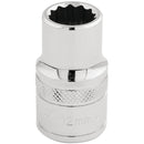 Draper Expert 12mm 12pt Socket 1/2DR Pckd - 33097
