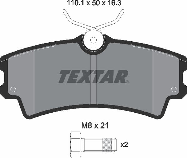 Textar Brake Pad Set - 2430201