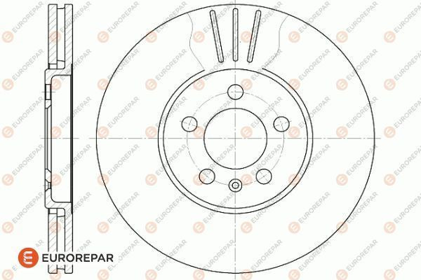 Eurorepar Brake Disc - 1618873280