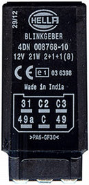 HELLA 8JS 728 596-202 Fuse - Mini-Flat Fuse - with LED - 7.5A - Brown - Quantity: 10