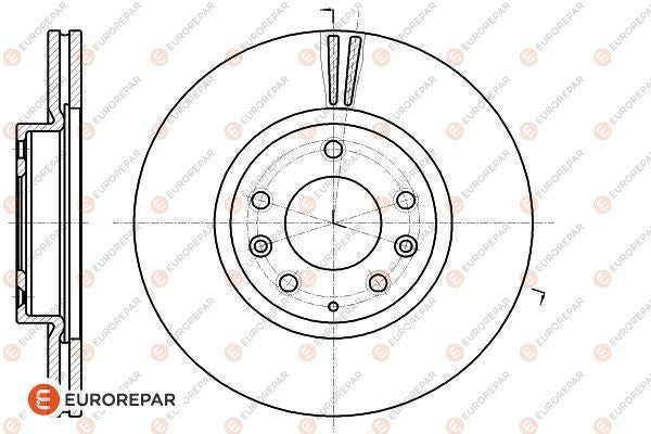 Eurorepar Brake Disc - 1618889680