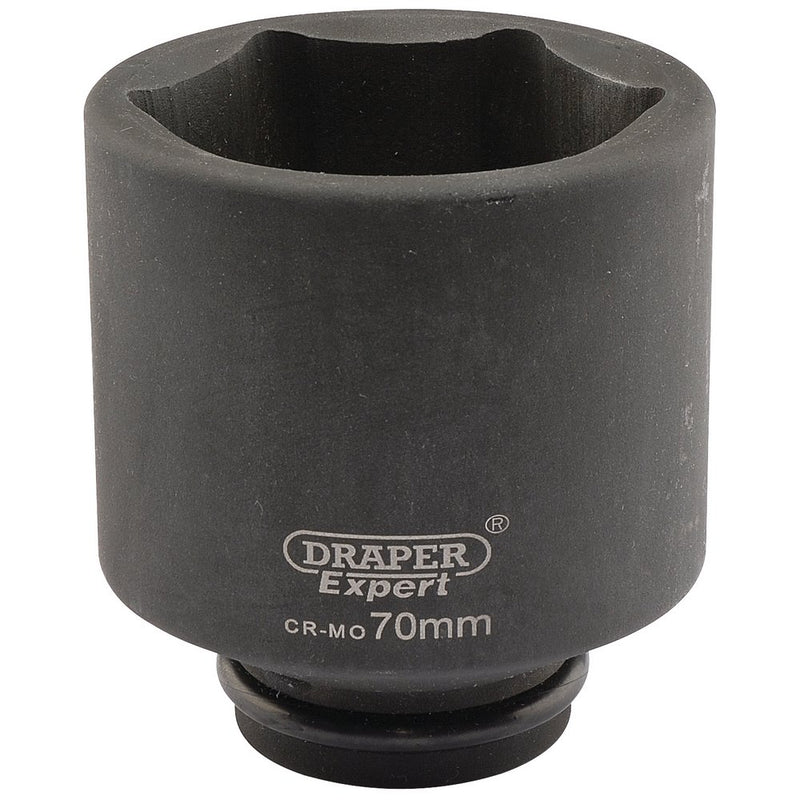 Expert HI-TORQ 6 Point Deep Impact Socket, 3/4" Sq Dr, 70mm