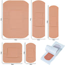 Safety First HypaPlast Pink Washproof Plasters, Assorted (Pack of 100) - D9010
