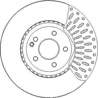 Disctech Brake Disc - Fits Mercedes-benz - ABD3268 - Front Axle