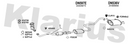 Klarius DN597E - Box With Centre Pipe  - Fits Nissan Almera 1.8i