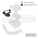 First Line Air Filter Hose Part No -FTH1455