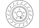 Disctech Brake Disc - Fits Mercedes-benz - ABD2861 - Rear Axle