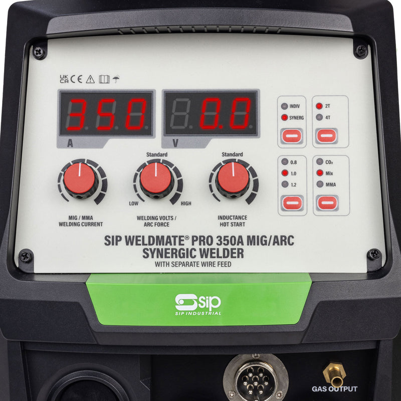 SIP WELDMATE® PRO 350A MIG/ARC/TIG Synergic Welder with Separate Wire Feed