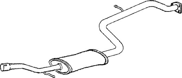 Klarius VO380W - Box With Centre Pipe  - Fits Volvo S40 1.6i,1.8i