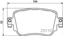 Brembo Brake Pad Set - P85140