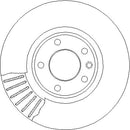 Disctech Brake Disc - Fits Ac, Opel - ABD3538 - Front Axle
