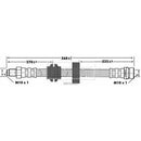 Borg & Beck Brake Hose Part No -BBH6665