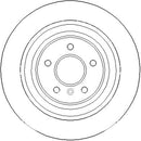 Disctech Brake Disc - Fits Mercedes-benz - ABD3404 - Rear Axle