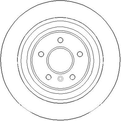 Disctech Brake Disc - Fits Mercedes-benz - ABD3404 - Rear Axle