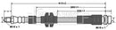 Borg & Beck Brake Hose Part No -BBH7376