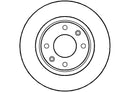 Disctech Brake Disc - Fits Citroën - ABD2027 - Front Axle