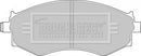Borg & Beck Brake Pad Set -BBP1494