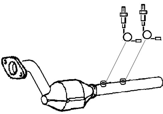 Klarius 322062 - Catalyst Type Approved Withpip  - Fits Renault Clio 1.2i