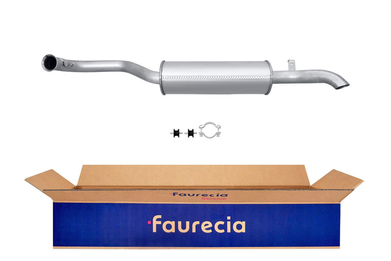FAURECIA 8LD 366 035-791 Rear Muffler - Easy2Fit® Kit - fits TOYOTA STARLET