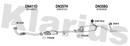 Klarius DN411D - Front Pipe  - Fits Nissan Pick Up 2.5D