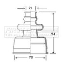 First Line Cv Joint Boot Kit Part No -FCB2776