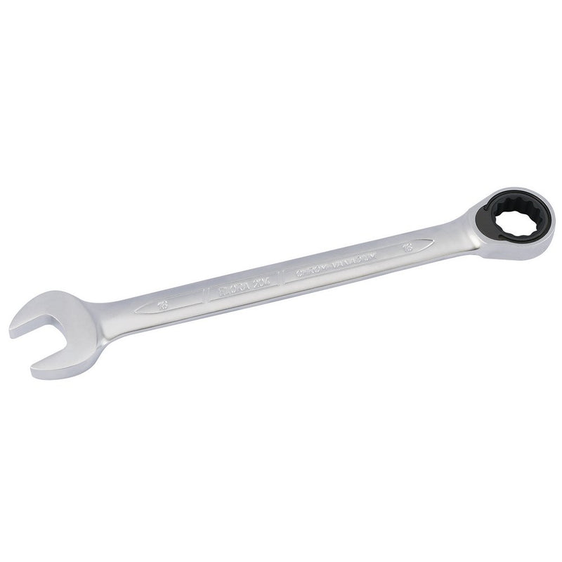 Elora Metric Ratcheting Combination Spanner, 18mm