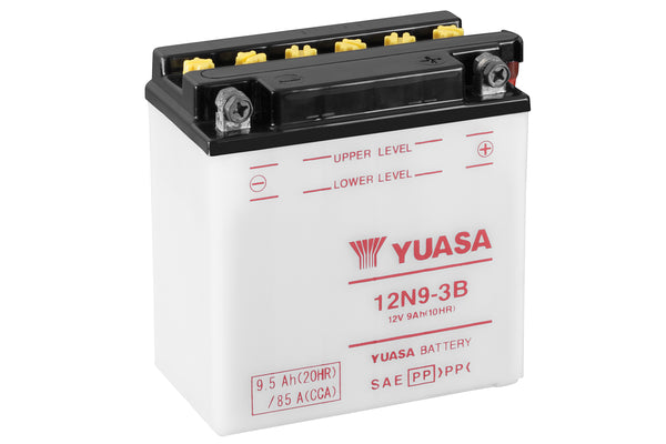 Yuasa 12N9-3B (CP) 12V Conventional Motorcycle Battery