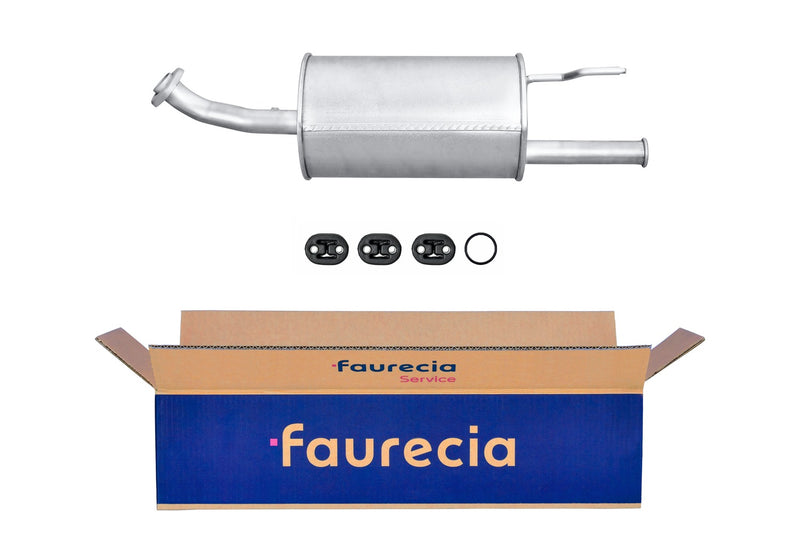 FAURECIA 8LD 366 034-251 Rear Muffler - Easy2Fit® Kit - fits RENAULT TRAFIC