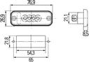 HELLA 2PF 010 278-907 Position Light - LED - 12V