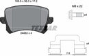 Audi Seat VW, Brake Pad Set - Textar 2448302