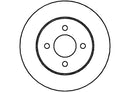 Disctech Brake Disc - Fits Nissan, Opel - ABD2893 - Front Axle