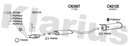 Klarius CN356T - Box With Centre Pipe  - Fits Citroen Xantia 2.0i