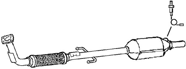 Klarius 321372 - Catalyst Type Approved Withpip  - Fits Seat Arosa 1.0i