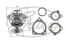Gates Thermostat, coolant - TH39082G1