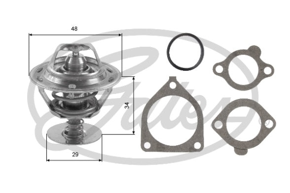 Gates Thermostat, coolant - TH39082G1
