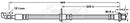 Borg & Beck Brake Hose Part No -BBH7615