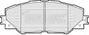 Borg & Beck Front Brake Pad Set -BBP2079