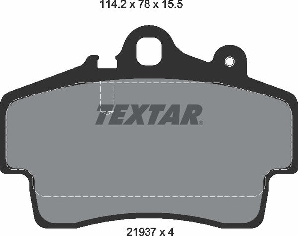 Textar Brake Pad Set - 2193702