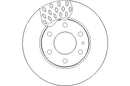 Disctech Brake Disc - Fits Iveco - ABD2991 - Front Axle