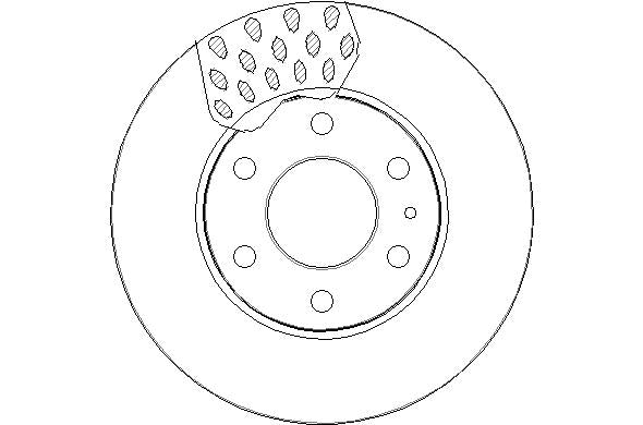 Disctech Brake Disc - Fits Iveco - ABD2991 - Front Axle