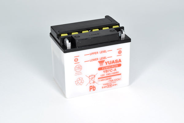YB7C-A (CP) 12V Yuasa Yumicron Motorcycle Battery