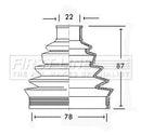 First Line Cv Joint Boot Kit Part No -FCB2285