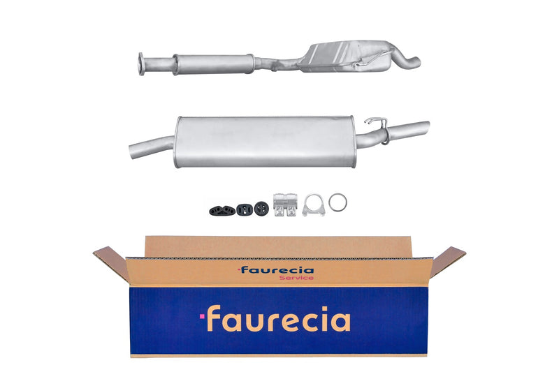 FAURECIA 8LD 366 026-401 Rear Muffler - Easy2Fit® Kit - fits ALFA ROMEO 147